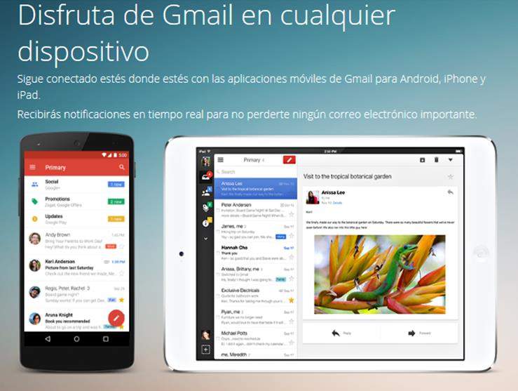 Gmail es el Líder en Usuarios